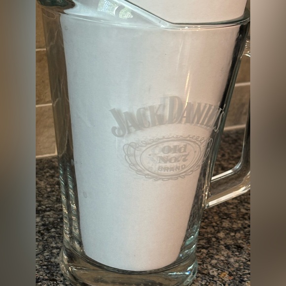 Jack Daniels Clear Glass Pitcher-48oz - Picture 2 of 2